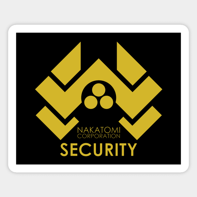 Nakatomi Corporation Security Magnet by BishopCras